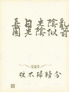 长日光阴乱作一团光阴似箭教主