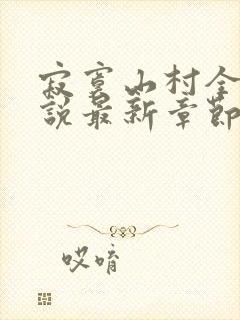 寂寞山村全部小说最新章节