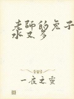 老师的兔子又软水又多