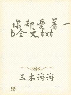 你却爱着一个sb全文txt