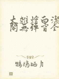 大杂烩白洁笔趣阁无弹窗全本