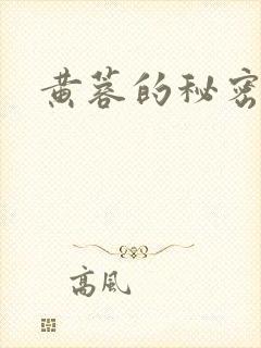 黄蓉的秘密