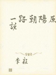 一路朝阳原著小说