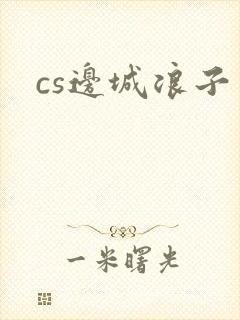 cs边城浪子