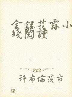 金银花露小说在线阅读