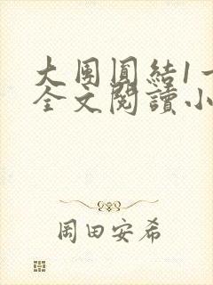 大团圆结1一6全文阅读小说