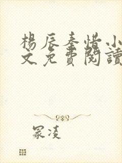 杨辰秦惜小说全文免费阅读完整版