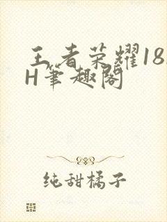 王者荣耀18rH笔趣阁
