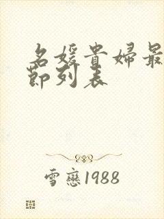 名媛贵妇最新章节列表