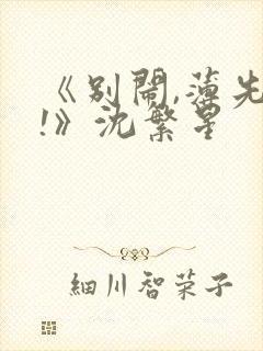 《别闹,薄先生!》沈繁星