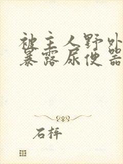 被主人野外调教暴露尿便器