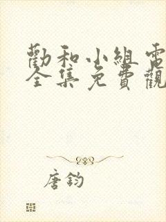 劝和小组电视剧全集免费观看