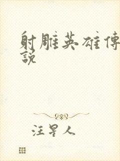 射雕英雄传 小说