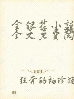 金银花小说在线全文免费阅读