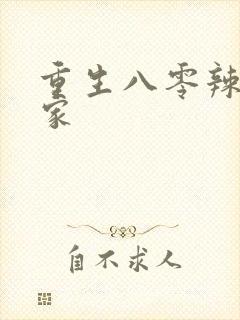 重生八零辣妻当家