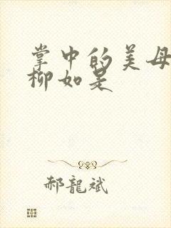 掌中的美母版主柳如是