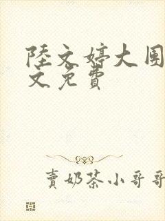 陆文婷大团圆全文免费