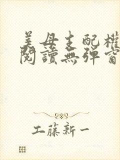 美母支配权全文阅读无弹窗笔趣阁