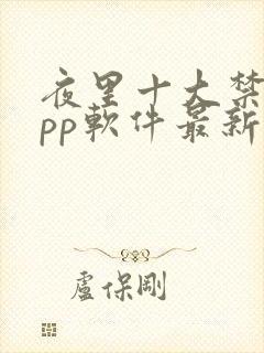 夜里十大禁用app软件最新章节