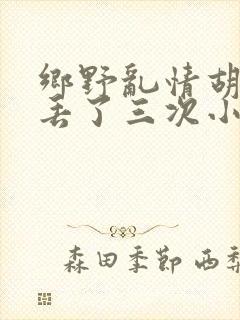 乡野乱情胡秀英丢了三次小说