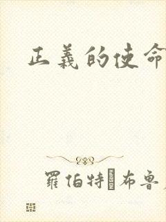 正义的使命小说