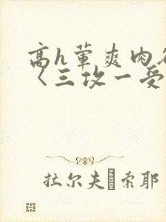 高h荤爽肉欲文〈三攻一受〉视频