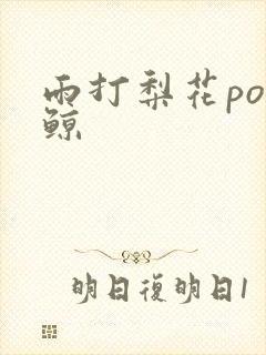 雨打梨花po问鲸