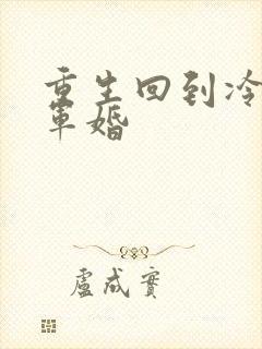 重生回到冷战前军婚