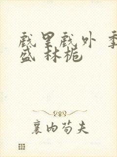 戏里戏外 季淮盛 林栀