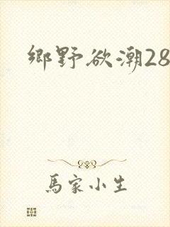 乡野欲潮28章