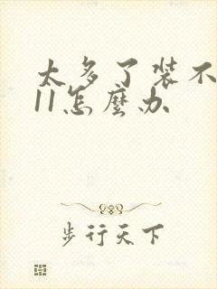 太多了装不下h11怎么办