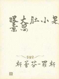 眼大肚小是什么意思