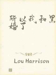 所以我和黑粉结婚了