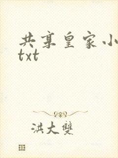 共享皇家小公主txt