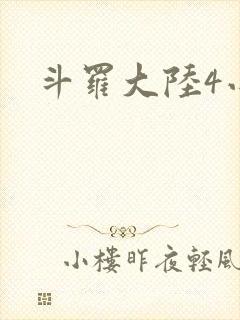 斗罗大陆4小说