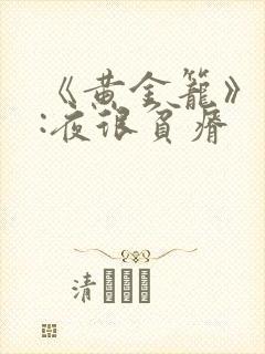 《黄金笼》作者:夜很贫瘠