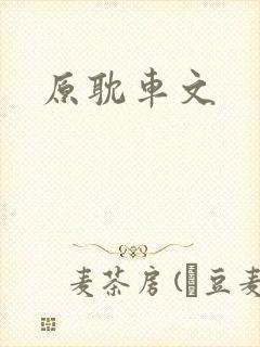 原耽车文