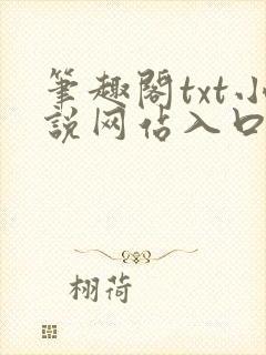 笔趣阁txt小说网站入口