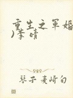 重生之军婚(h)李晴