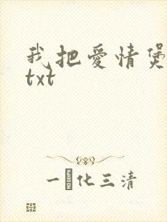 我把爱情煲成汤txt