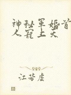 神秘军婚首长大人宠上天