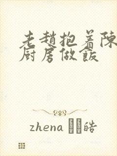 老赵抱着陈婷在厨房做饭