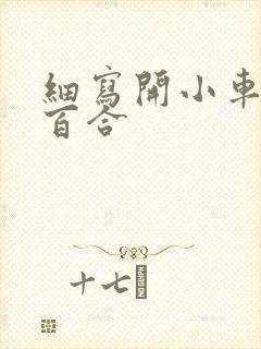 细写开小车车的百合