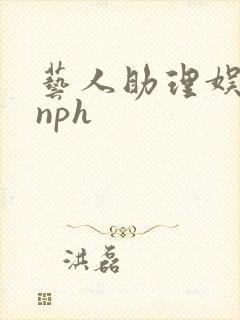 艺人助理娱乐圈nph