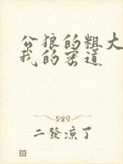 公狼的粗大挺进我的密道