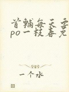 首辅每天要不够po一枝春免费阅读