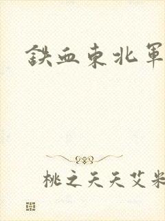 铁血东北军