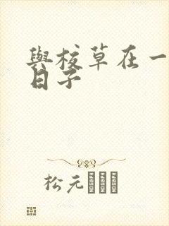 与校草在一起的日子