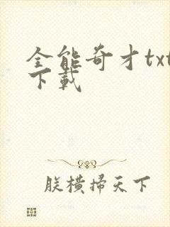 全能奇才txt下载