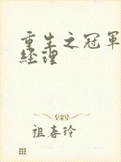 重生之冠军篮球经理